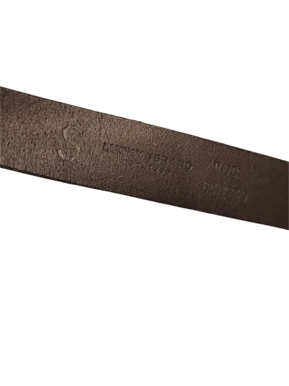 Lucky Brand Boho Beaded Leather Belt